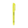 Universal Pocket Highlighters, Chisel Tip, Fluorescent Yellow, PK36 UNV08856